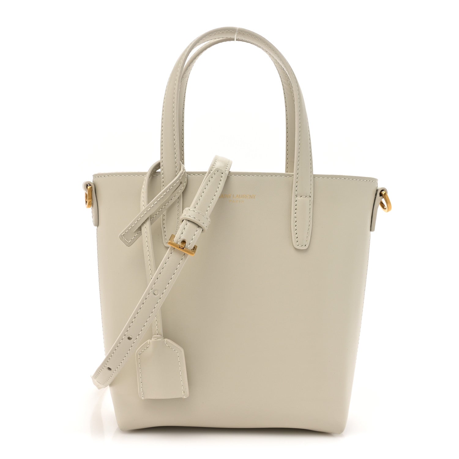 Saint Laurent Calfskin Mini Toy Shopping Tote Crema Soft 1 of 13