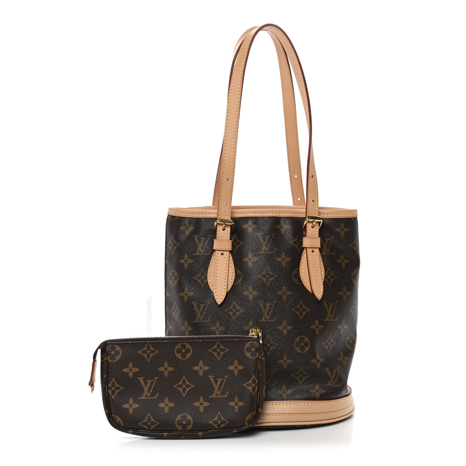 Louis Vuitton Monogram Petit Bucket 23 3 of 10
