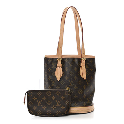 Louis Vuitton Monogram Petit Bucket 23 3 of 10