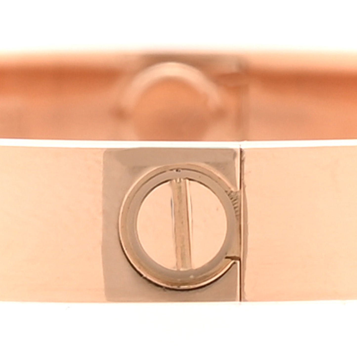 18K Pink Gold LOVE Bracelet 17