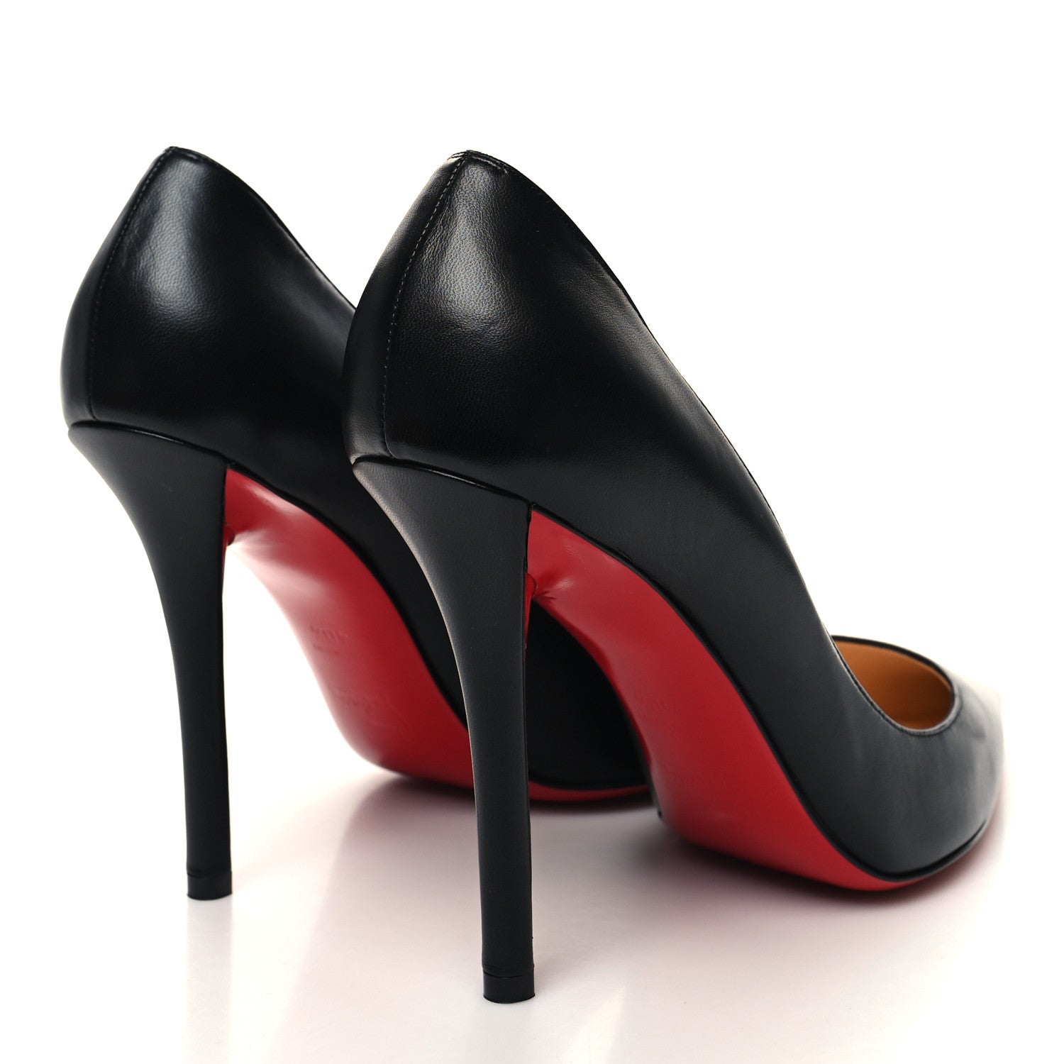 Christian Louboutin Nappa Apostrophy 100 Pumps 40.5 Black 4 of 7