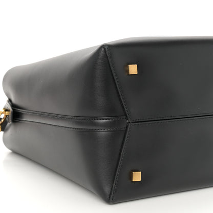 Saint Laurent Smooth Shiny Calfskin Monogram Le 37 Bucket Bag Black 10 of 11