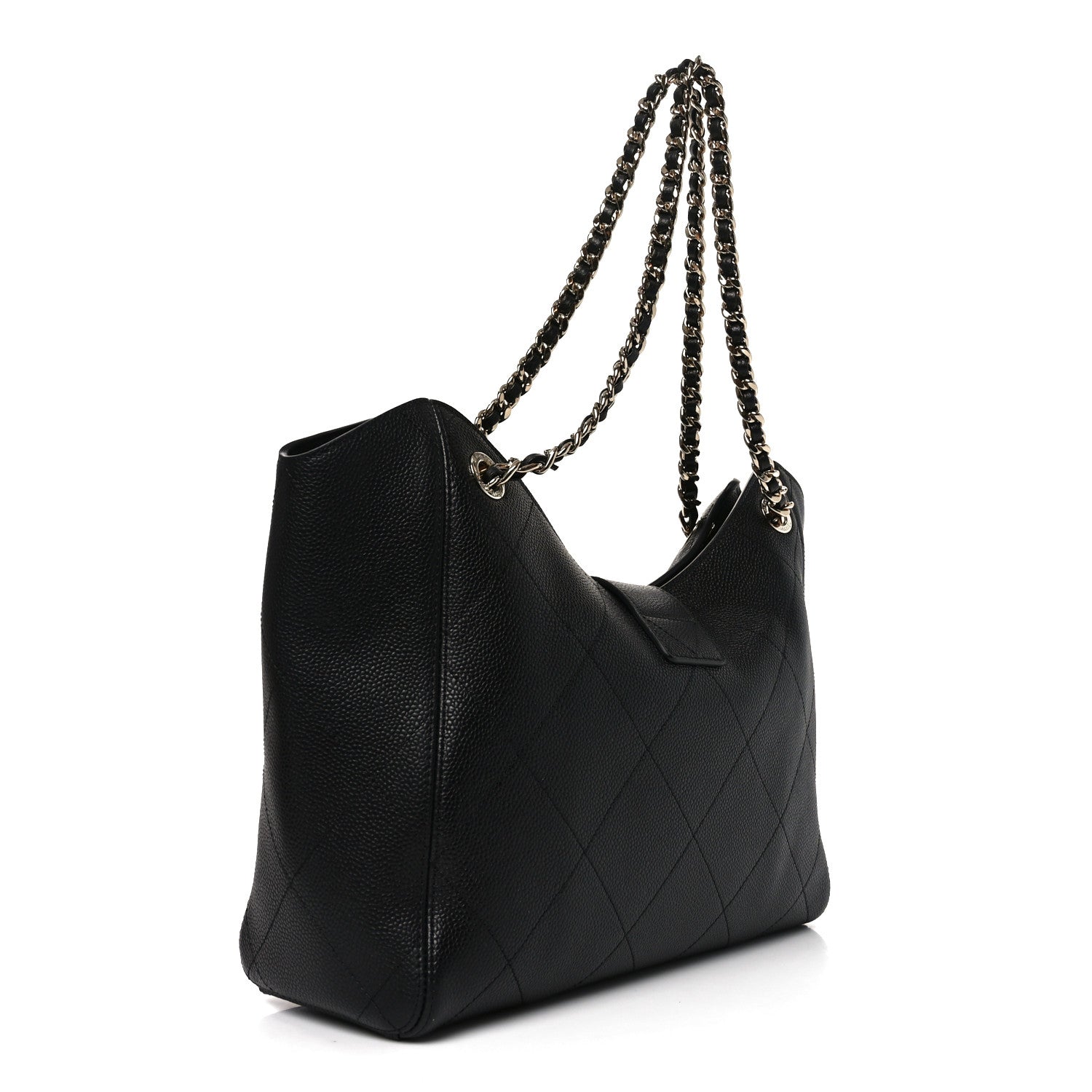 Chanel Grained Calfskin Large Shopping Bag Black 4 of 12