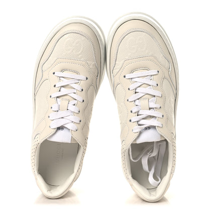 Gucci Calfskin GG Tennis Embossed Perforated Womens Platform 55mm Sneakers 39 Great White 2 of 10