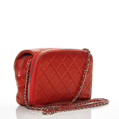 Chanel Lambskin Quilted New Mini Flap Red 3 of 10