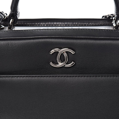 Chanel Calfskin Small Trendy CC Bowling Bag Black 11 of 11