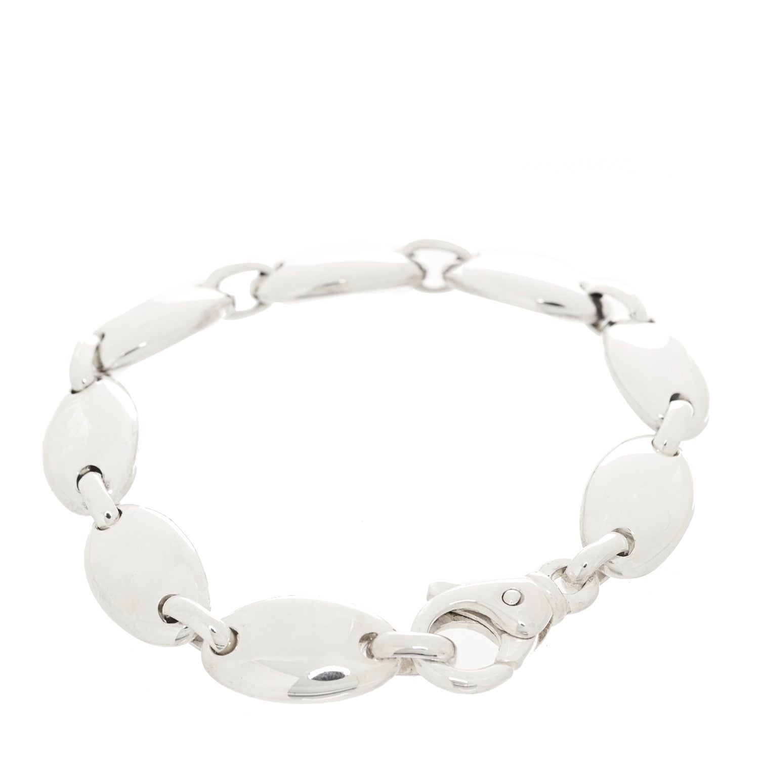Tiffany Sterling Silver Pebble Link Bracelet 2 of 4
