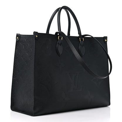 Louis Vuitton Empreinte Monogram Giant Onthego GM Black 3 of 10