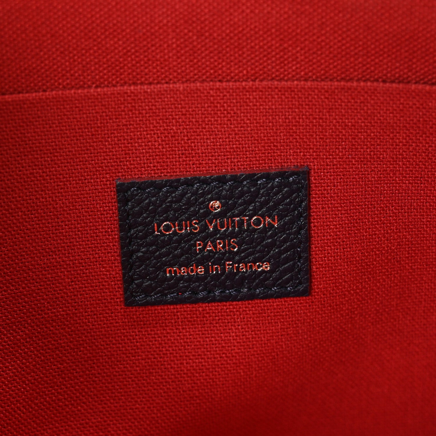 Louis Vuitton Empreinte Pochette Felicie Chain Wallet Marine Rouge 7 of 11