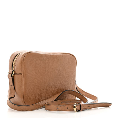 Gucci Pebbled Calfskin Small Soho Disco Bag Camelia 3 of 11