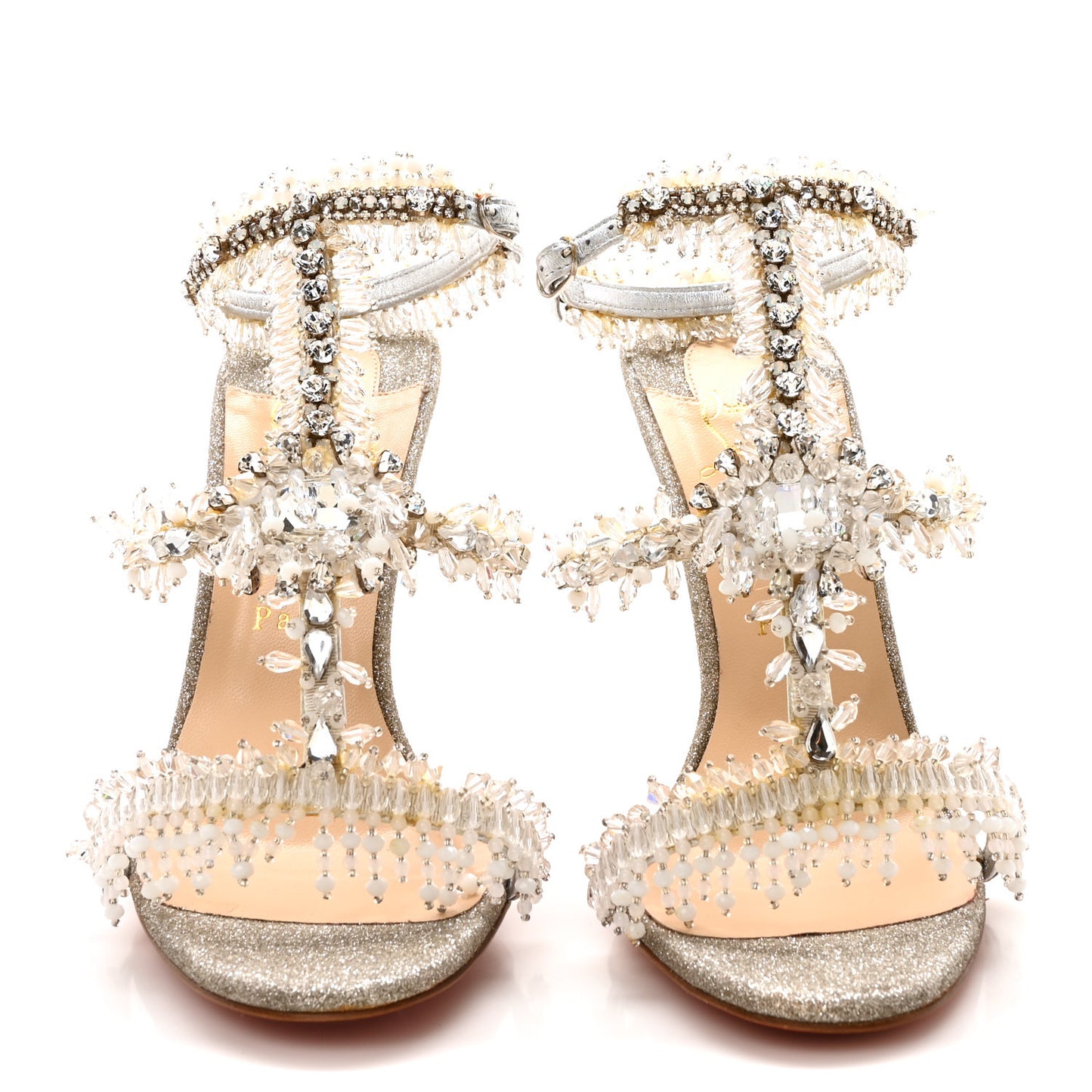 Glitter Mini Devibroda 100 Sandals 38 Silver