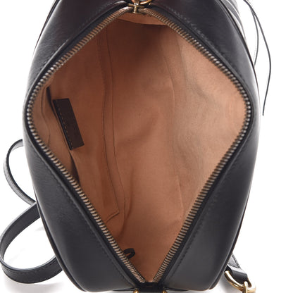 Gucci Calfskin Matelasse Small GG Marmont Chain Shoulder Bag Black 5 of 7