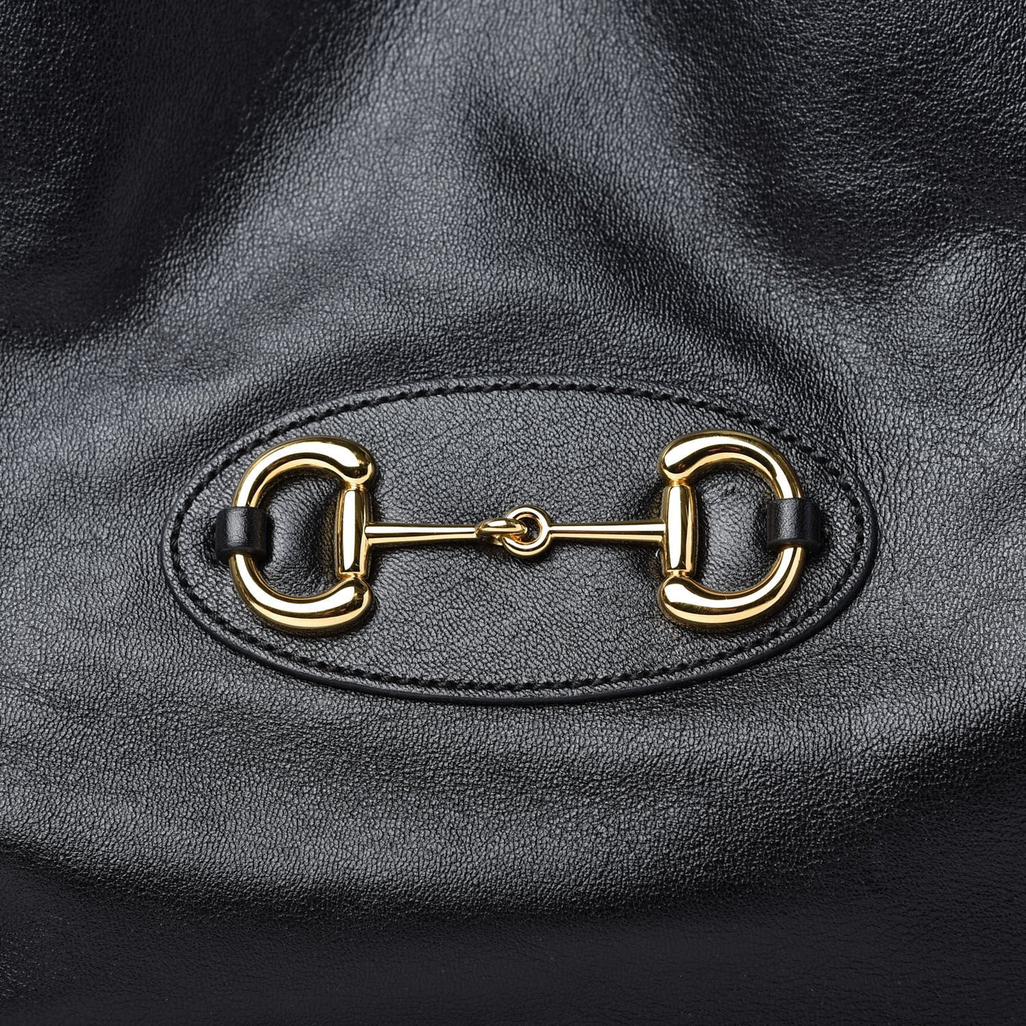 Calfskin Large Horsebit 1955 Tote Bag Black
