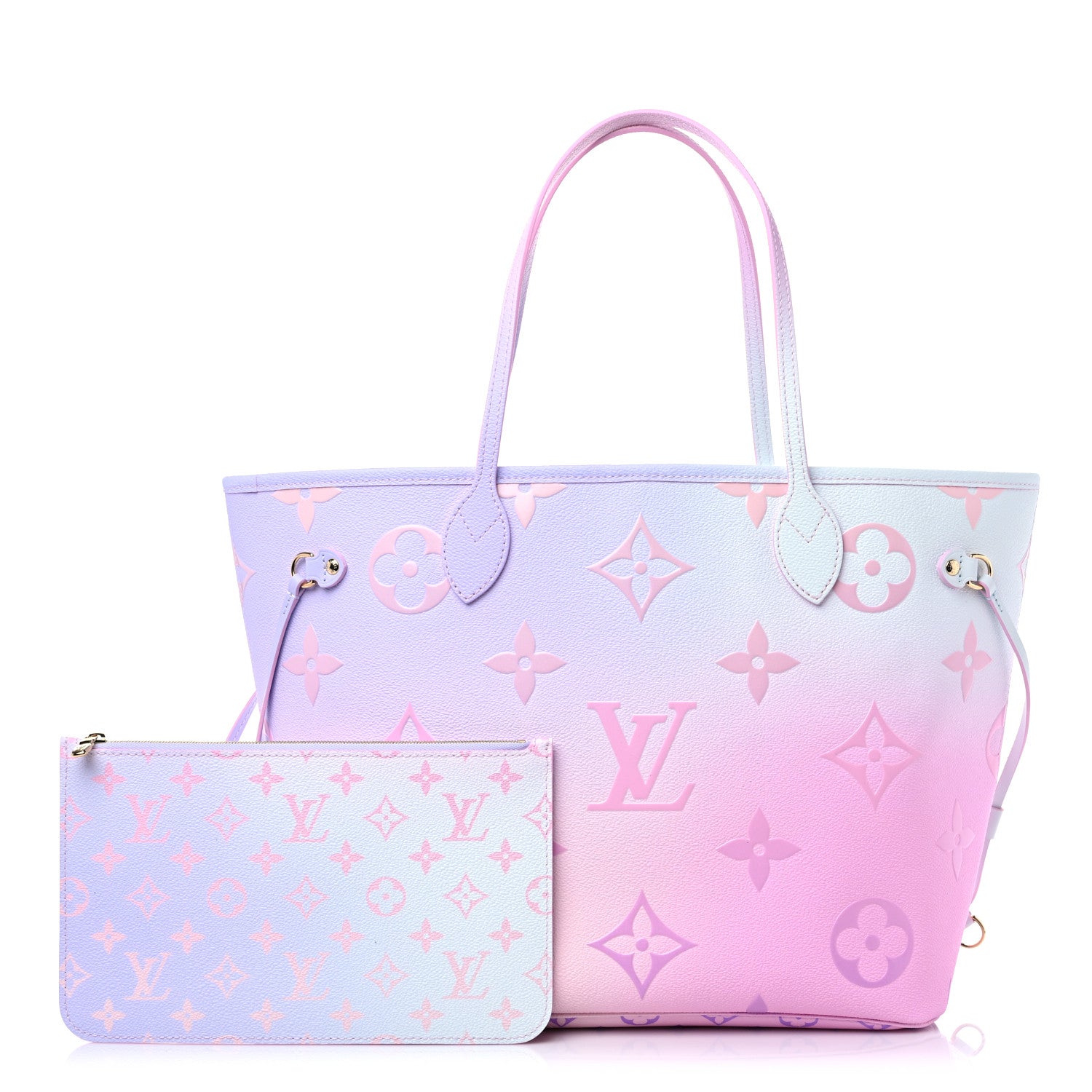 Louis Vuitton Monogram Giant Spring In The City Neverfull MM Sunrise Pastel 1 of 9