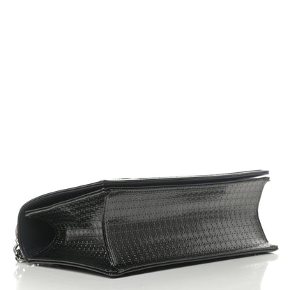 Christian Dior Metallic Patent Micro-Cannage Medium Diorama Flap Bag Onyx Black 4 of 11