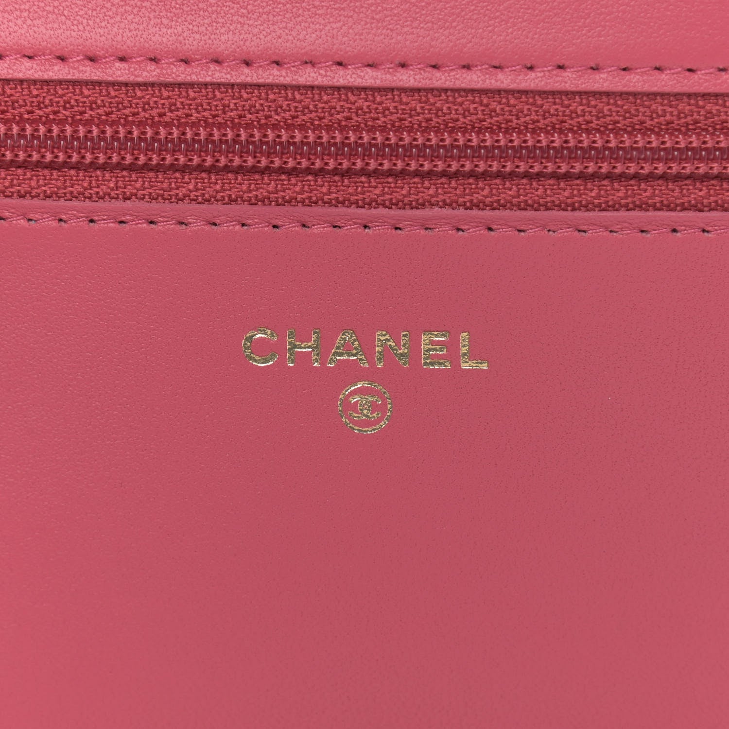 Chanel Lambskin Quilted Boy Wallet On Chain WOC Pink 6 of 12