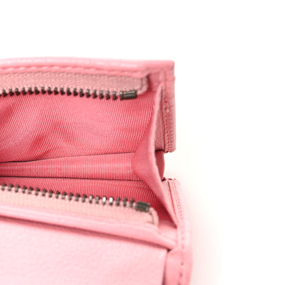 Gucci Wonka Grain Calfskin Diana Card Case Wallet Wild Rose 6 of 8