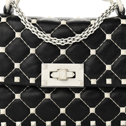 Valentino Garavani Lambskin Small Free Rockstud Spike Shoulder Bag Black 7 of 10