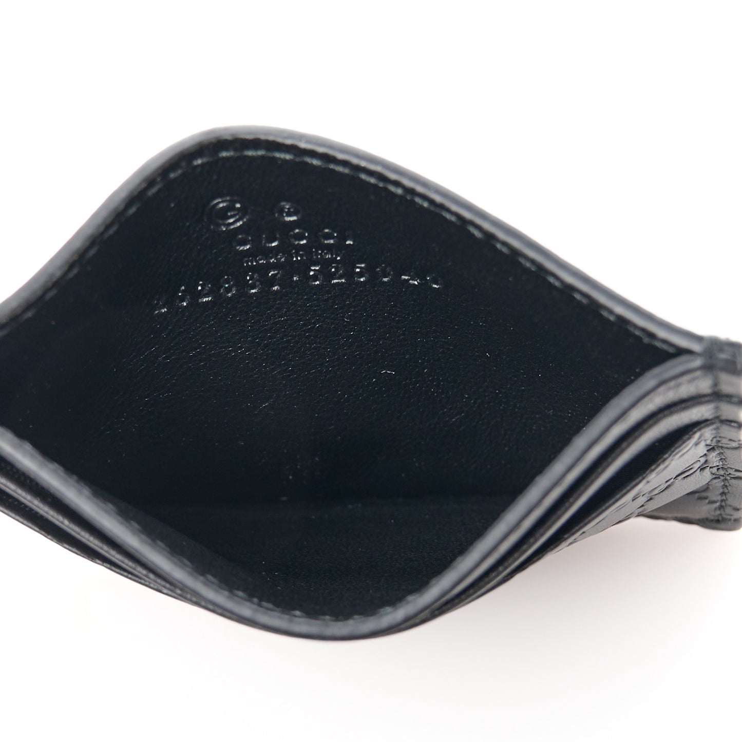 Microguccissima Card Holder Black