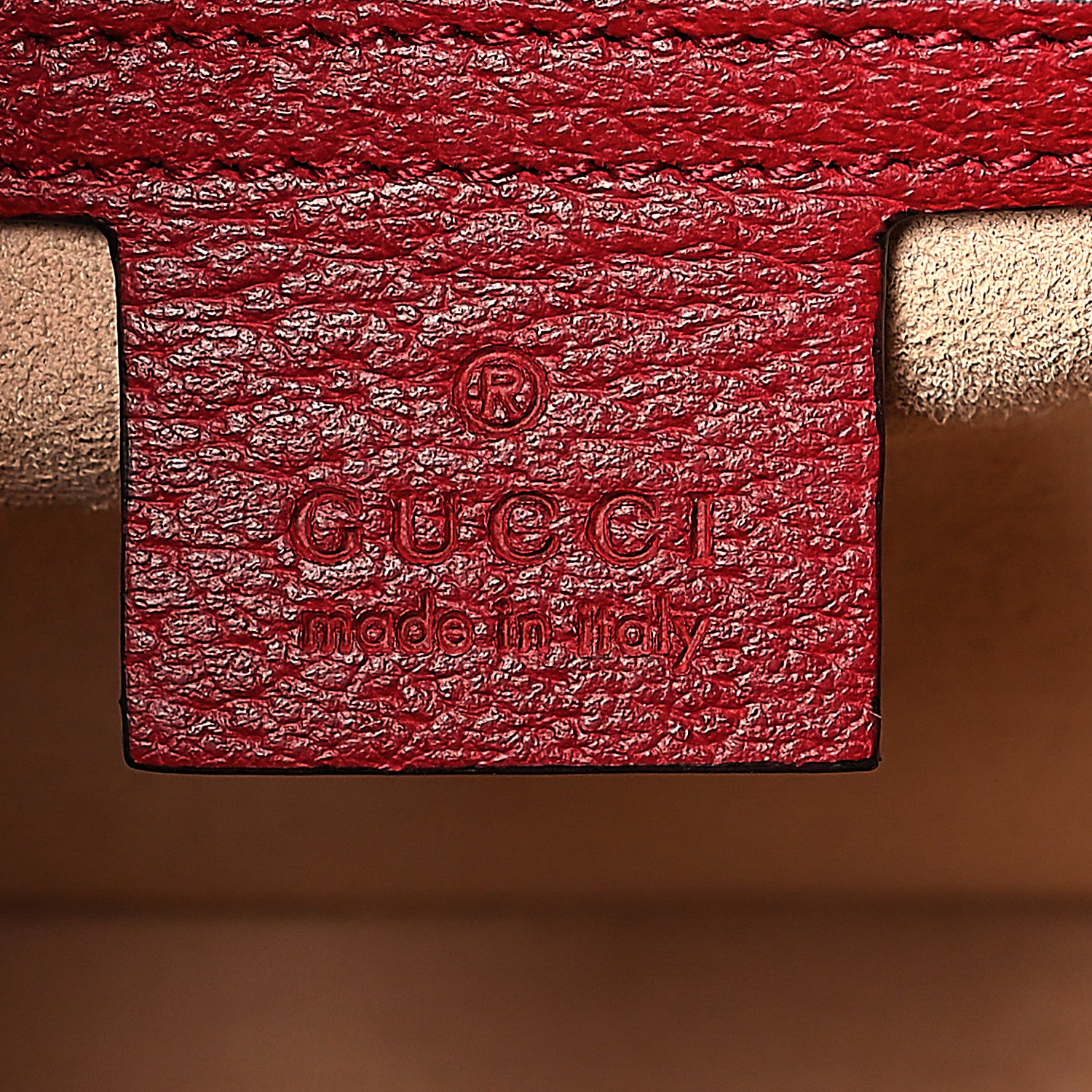 Gucci GG Supreme Monogram Small Queen Margaret Top Handle Bag Red 6 of 9
