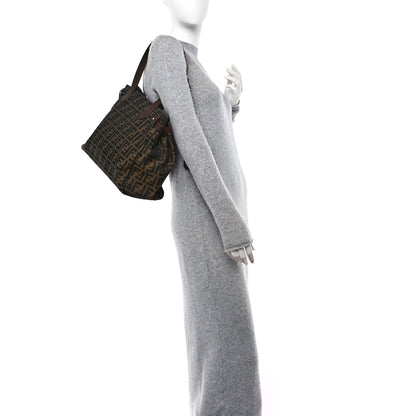 Fendi Zucca Vitello Artic Grande Tote Tobacco 2 of 14
