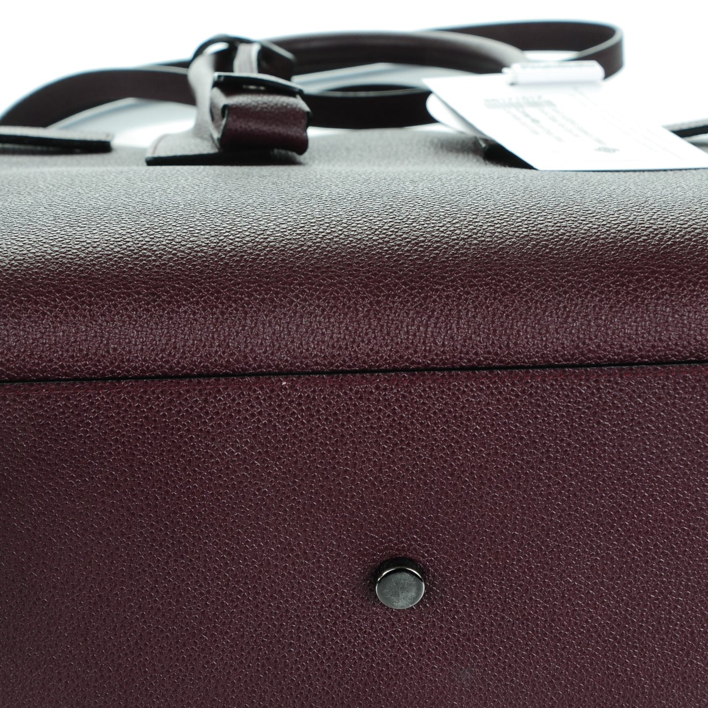 Grained Calfskin Small Classic Sac De Jour Armaranto