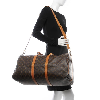 Louis Vuitton Monogram Keepall Bandouliere 55 2 of 11