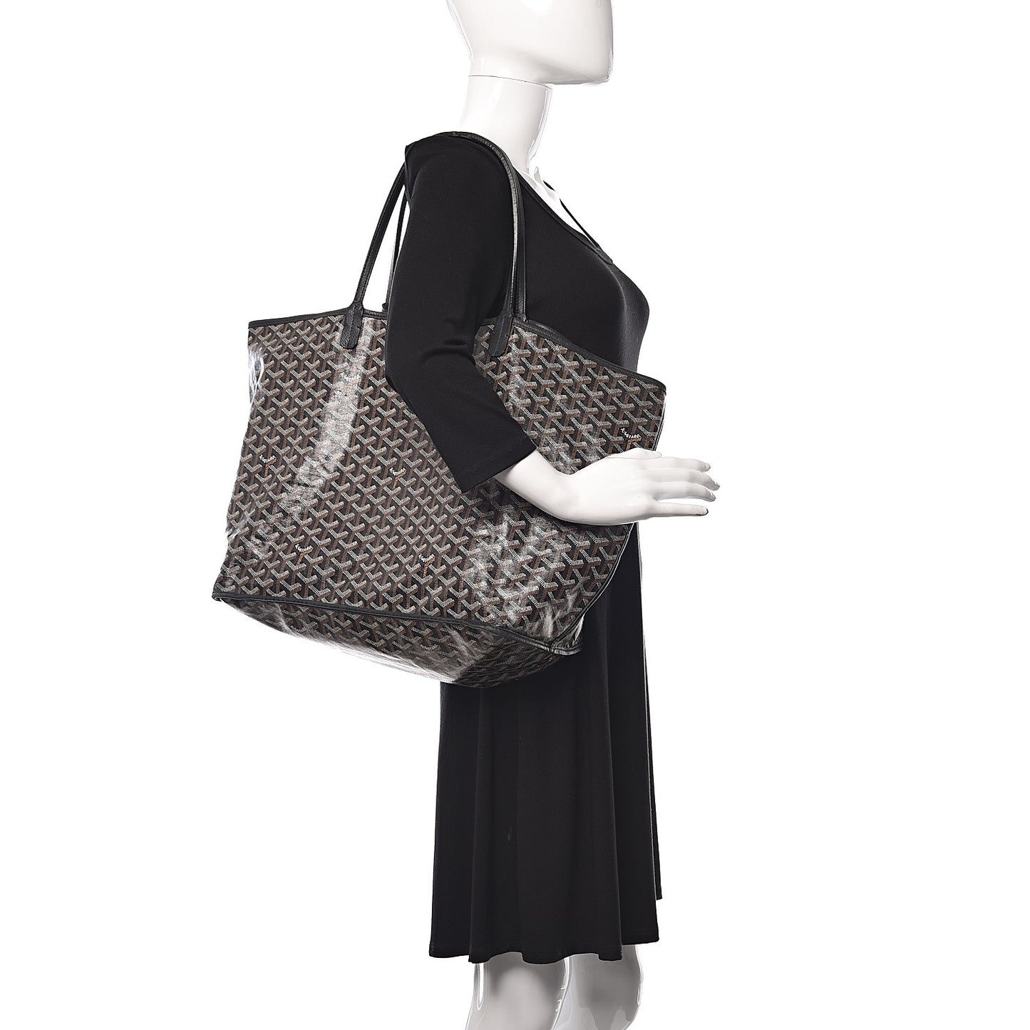 Goyardine Reversible Anjou GM Black