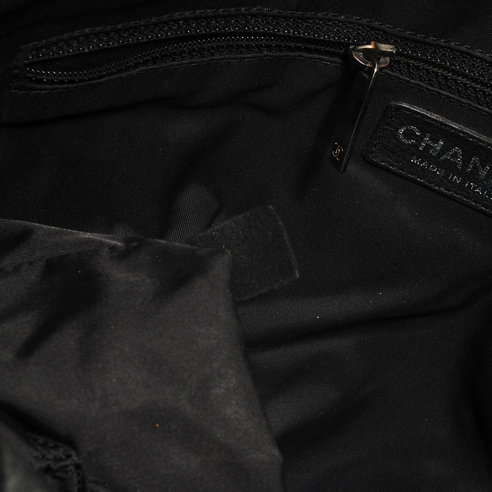 Chanel Coated Canvas Large Paris Biarritz Tote Black 7 of 8