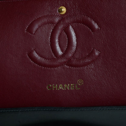 Chanel Lambskin Quilted Medium Double Flap Black 6 of 8
