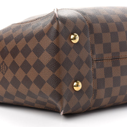 Louis Vuitton Damier Ebene Caissa Hobo Rose Ballerine 8 of 10
