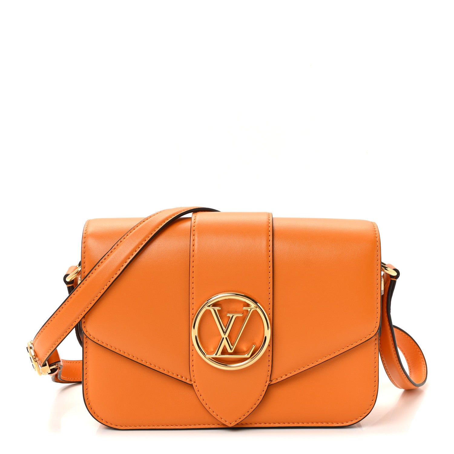 Louis Vuitton Smooth Calfskin LV Pont 9 Summer Gold 1 of 9