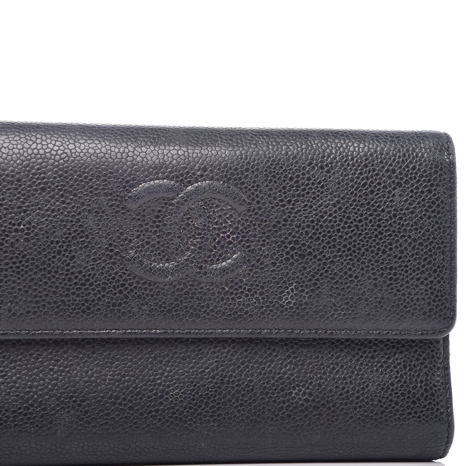 Chanel Caviar Timeless CC Large Flap Wallet Black 12 of 19