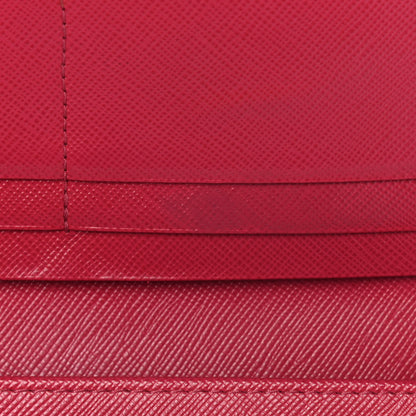 Prada Saffiano Fiocco Bow Continental Wallet Peonia 12 of 15
