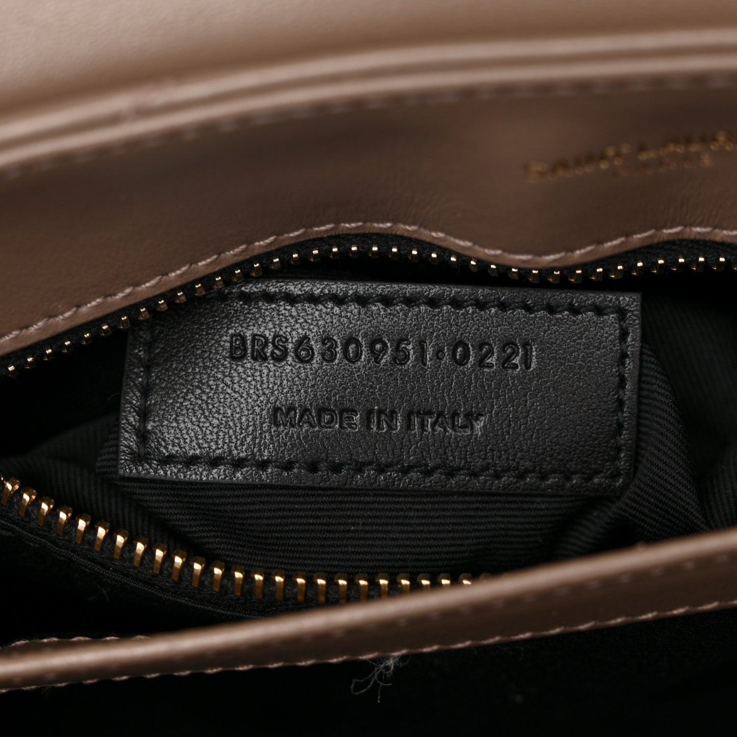 Calfskin Y Quilted Monogram Toy Loulou Crossbody Bag Taupe