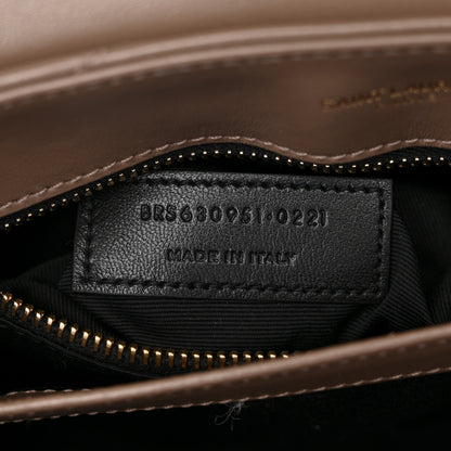 Saint Laurent Calfskin Y Quilted Monogram Toy Loulou Crossbody Bag Taupe 7 of 15