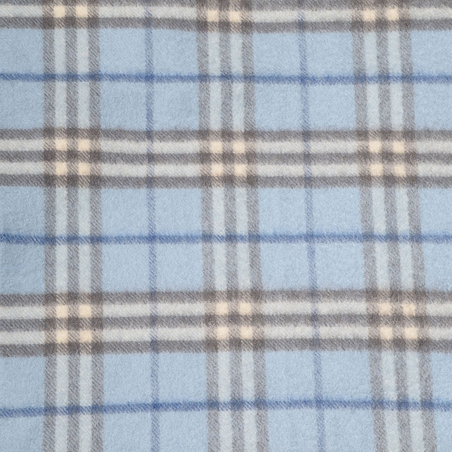 Burberry Cashmere Check Scarf Light Blue 4 of 5