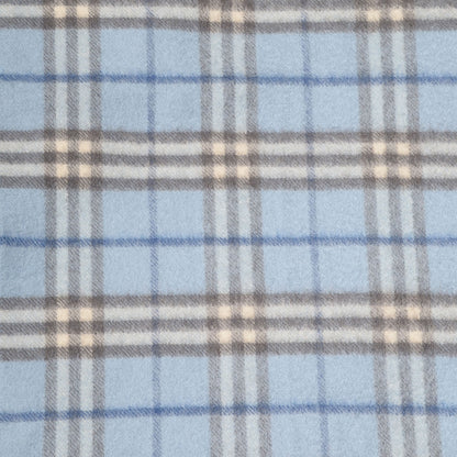 Burberry Cashmere Check Scarf Light Blue 4 of 5
