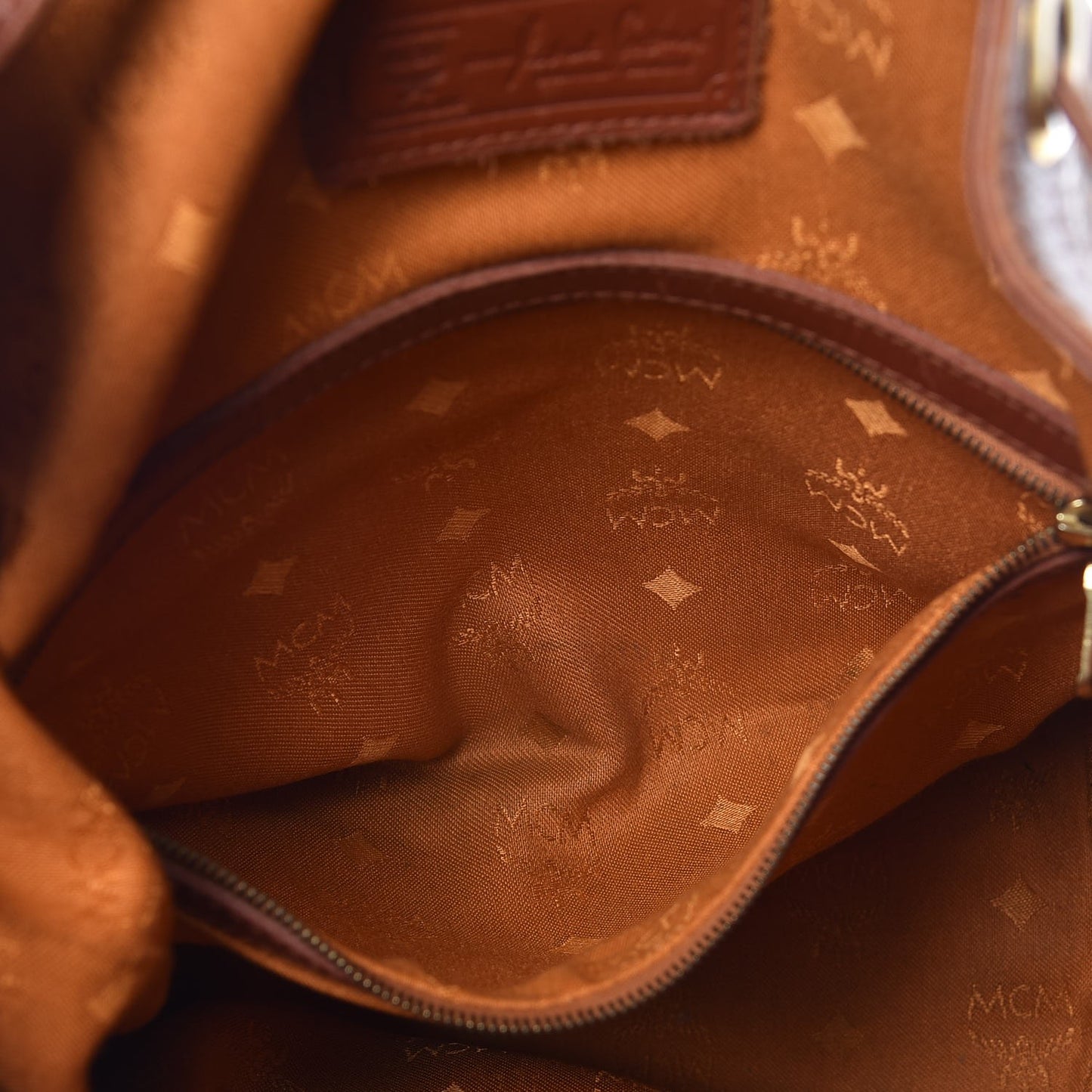 Visetos Drawstring Bag Cognac