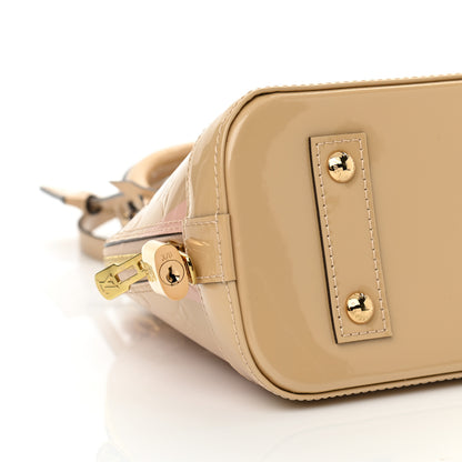Louis Vuitton Vernis Rayures Alma BB Dune 9 of 10