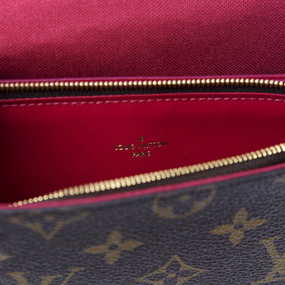 Louis Vuitton Monogram Pochette Felicie Chain Wallet Fuchsia 8 of 10