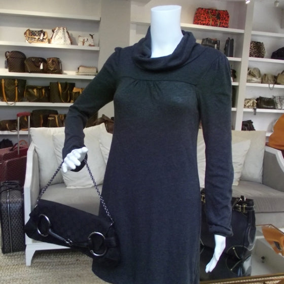 Gucci Monogram Horsebit Clutch Black 2 of 10