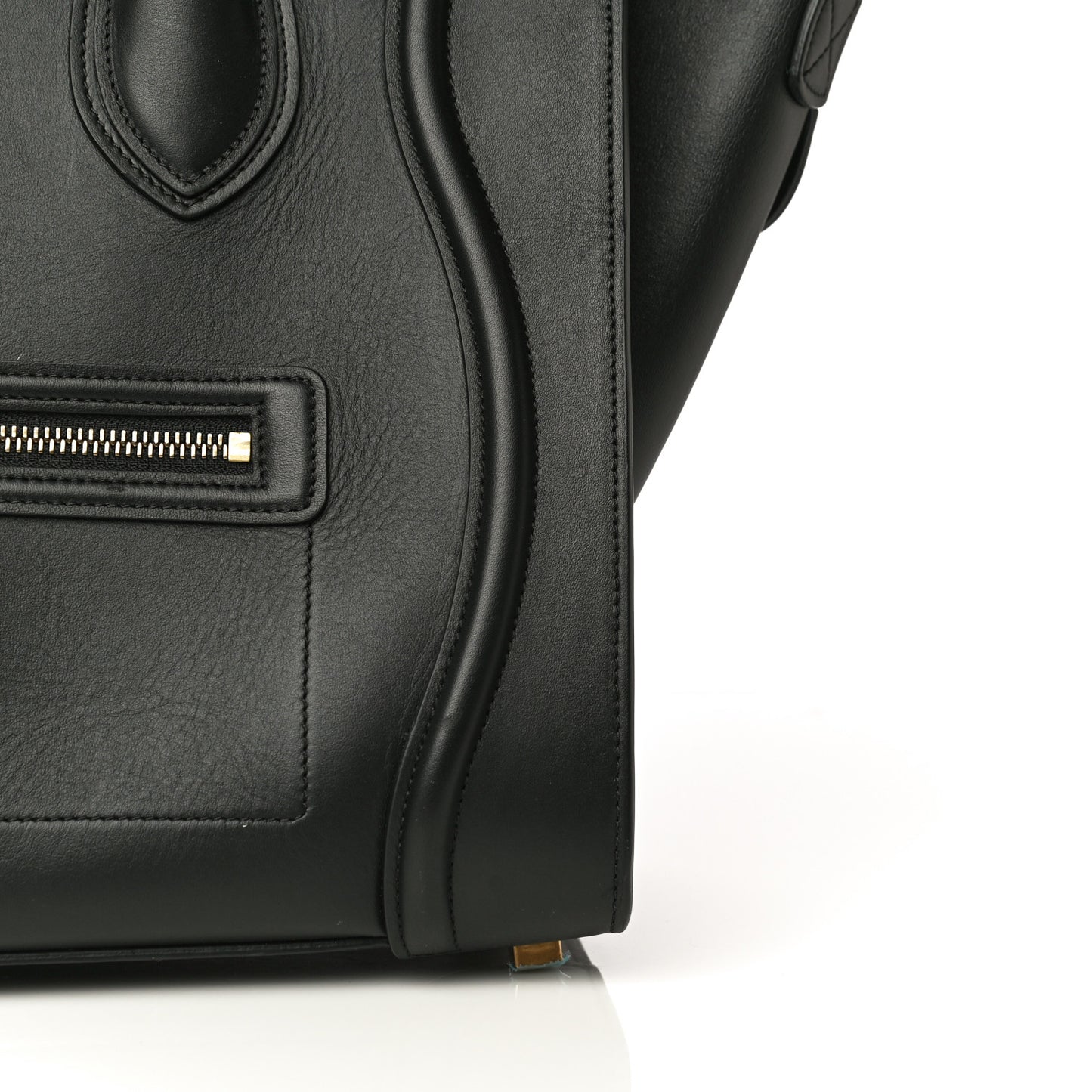 Smooth Calfskin Mini Luggage Black
