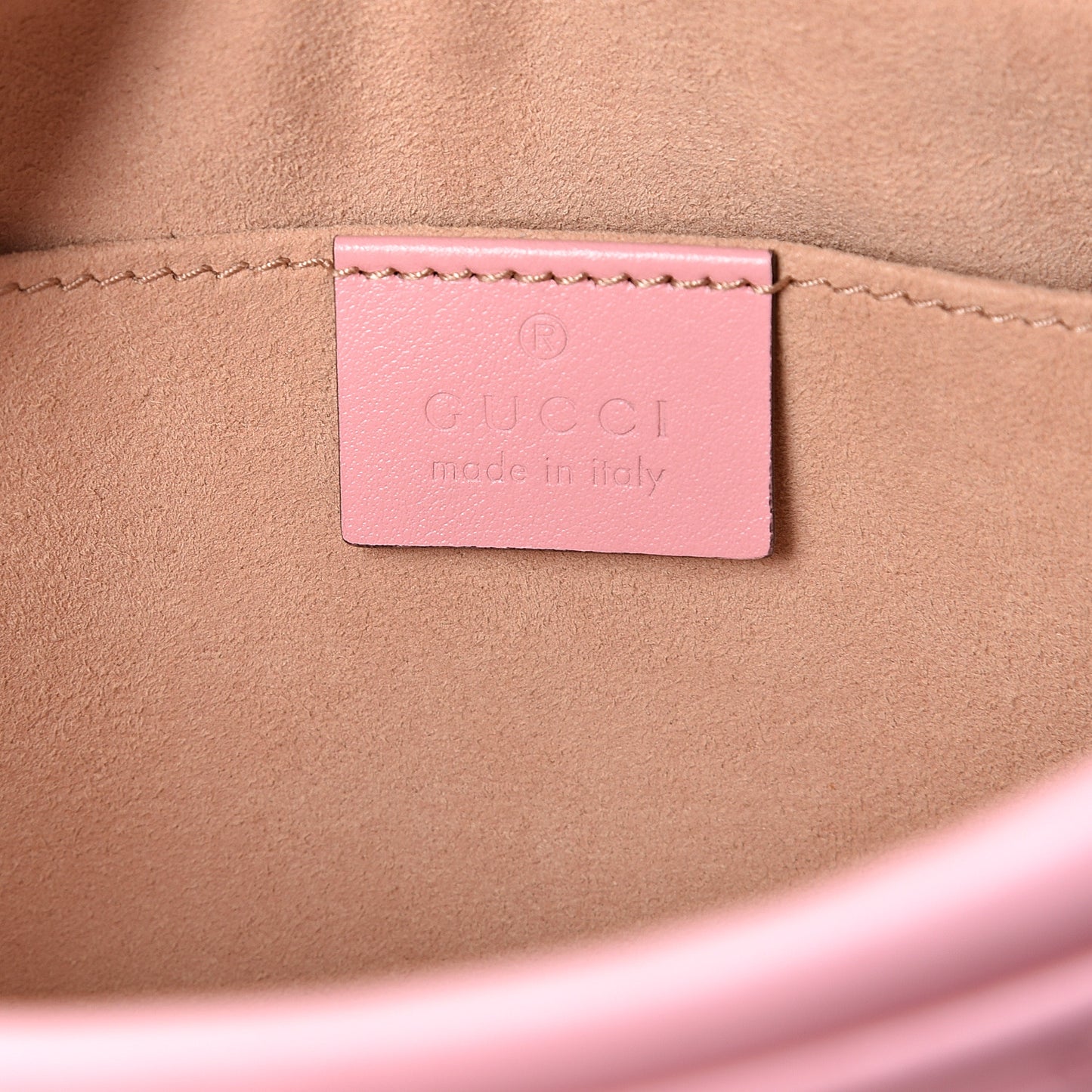 Calfskin Matelasse Small GG Marmont Chain Shoulder Bag Wild Rose