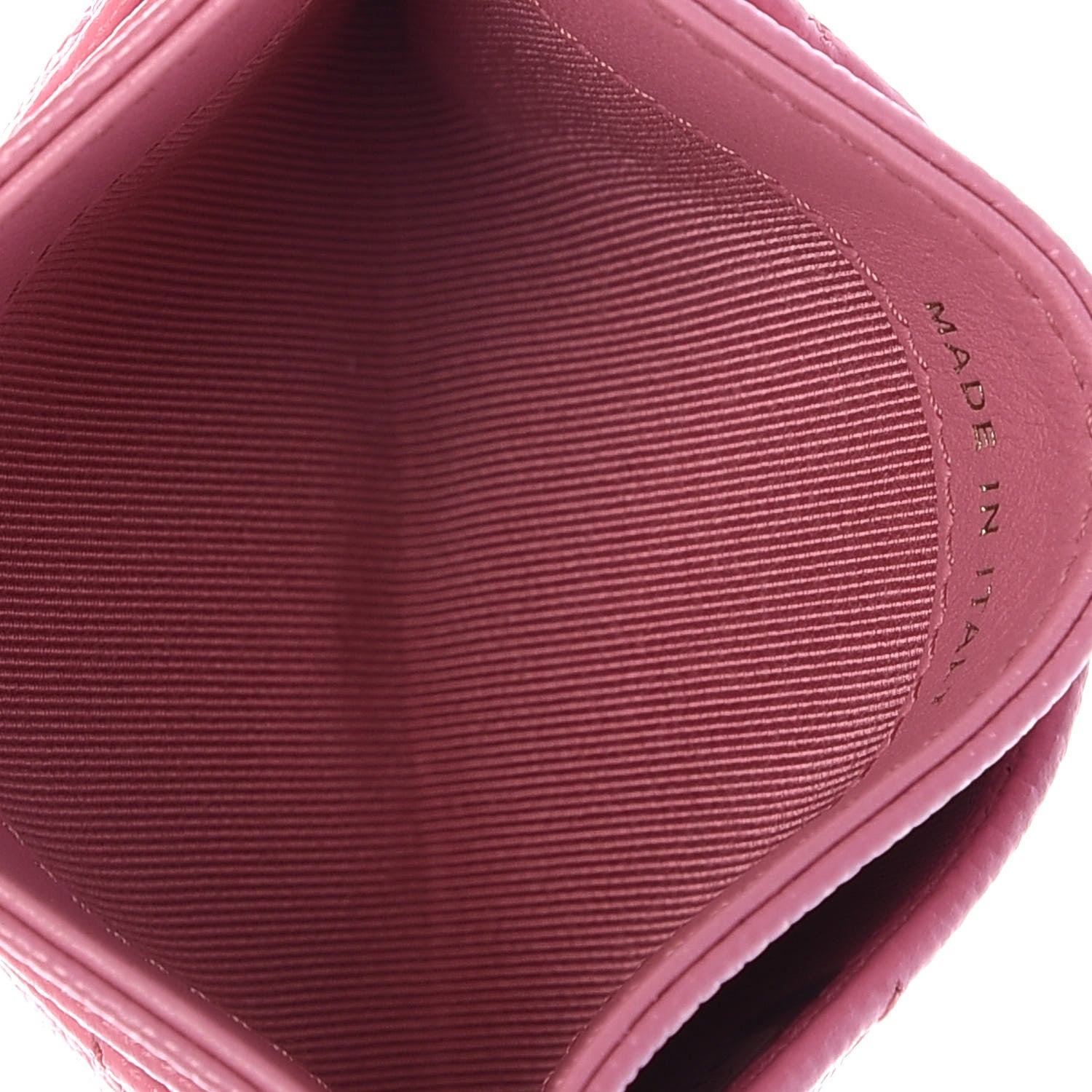 Chanel Caviar Quilted Card Holder Pink 5 of 9
