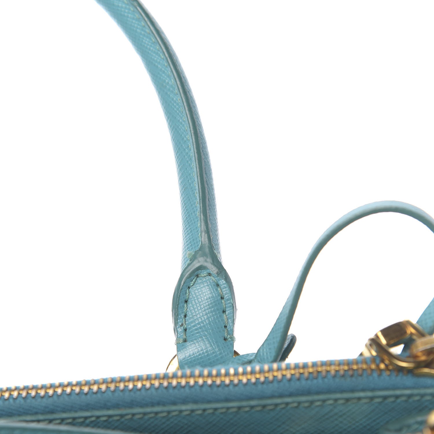 Prada Saffiano Medium Galleria Double Zip Tote Turchese 18 of 18