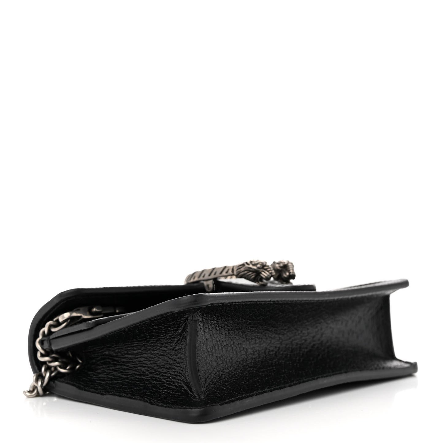 Jacquard Black Denim GG Monogram Super Mini Dionysus Shoulder Bag Black Ivory