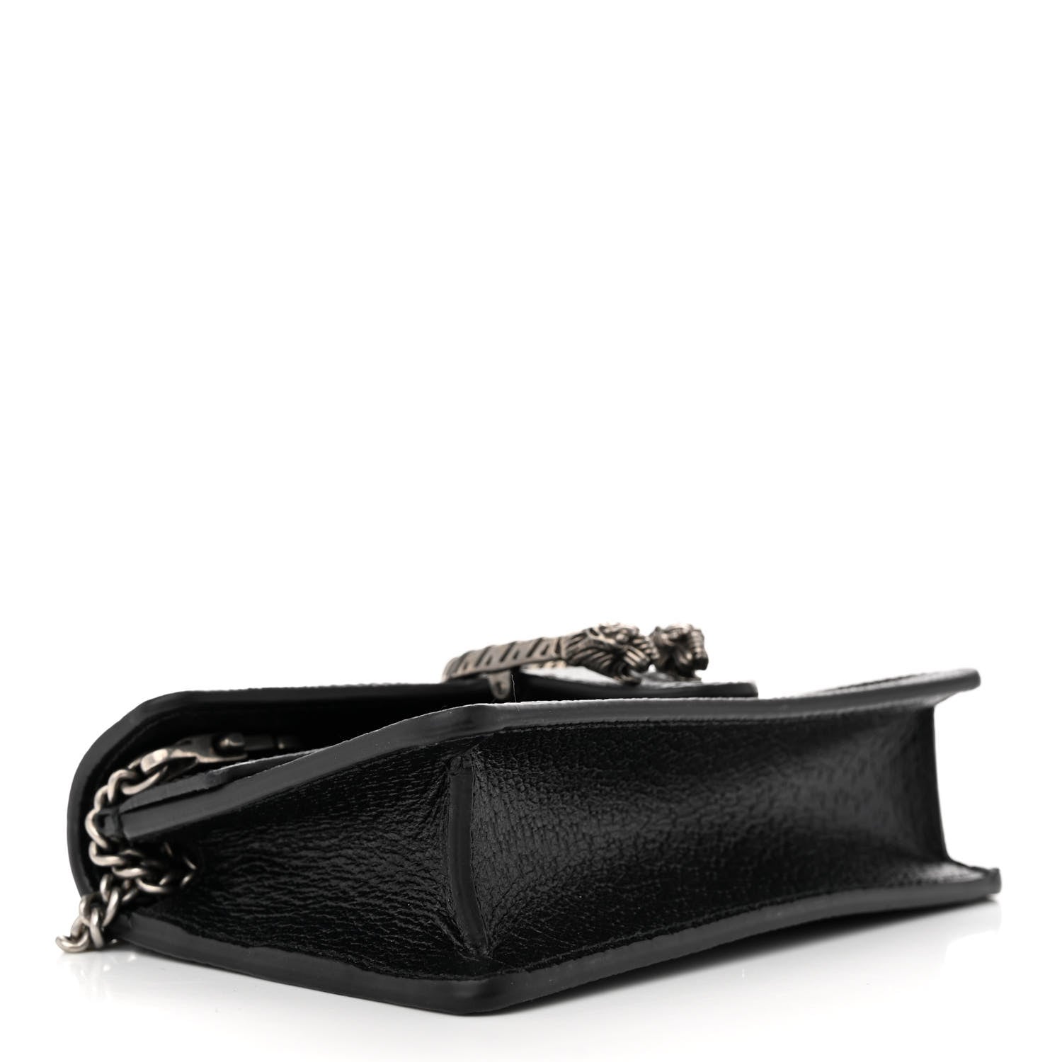 Gucci Jacquard Black Denim GG Monogram Super Mini Dionysus Shoulder Bag Black Ivory 4 of 11
