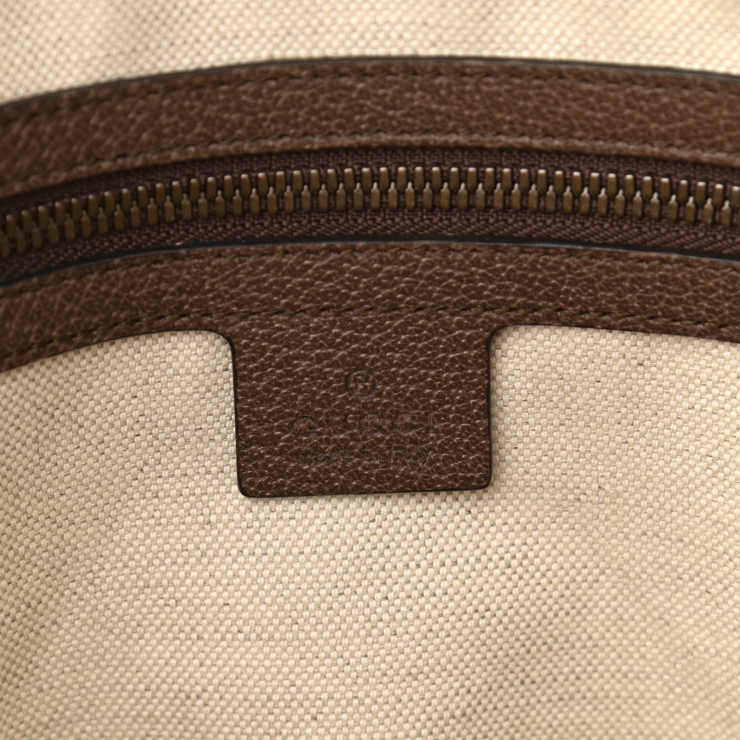 GG Supreme Monogram Web Medium Ophidia Messenger Bag Brown