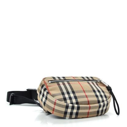 Burberry Nylon Vintage Check Small Cannon Bum Bag Archive Beige 4 of 10